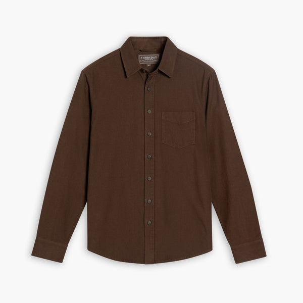 Solid Shirt | Brown