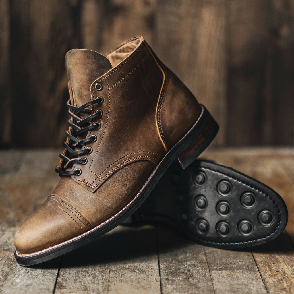 Boot Company Thursday Boots Uk Men's Vanguard Lace-Up Boot In Burnt Copper Thursday Boot Company