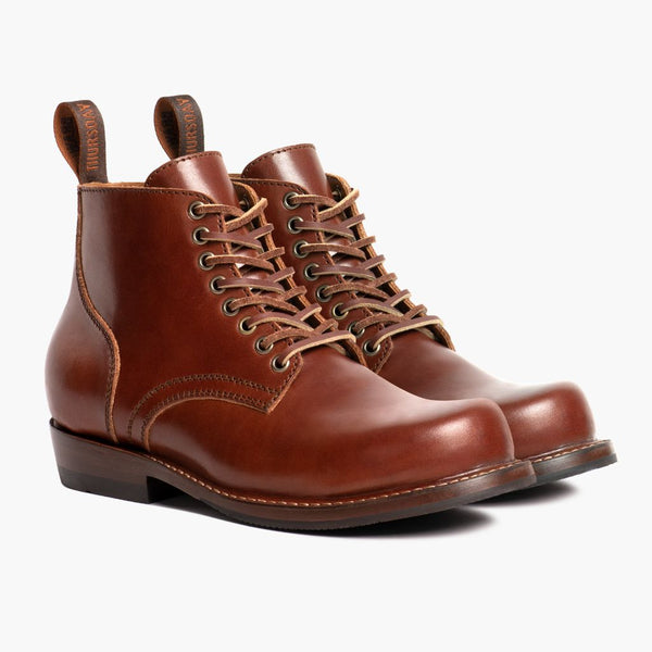 Men's Brawler Boot In Black x Natural Teacore Leather - Thursday