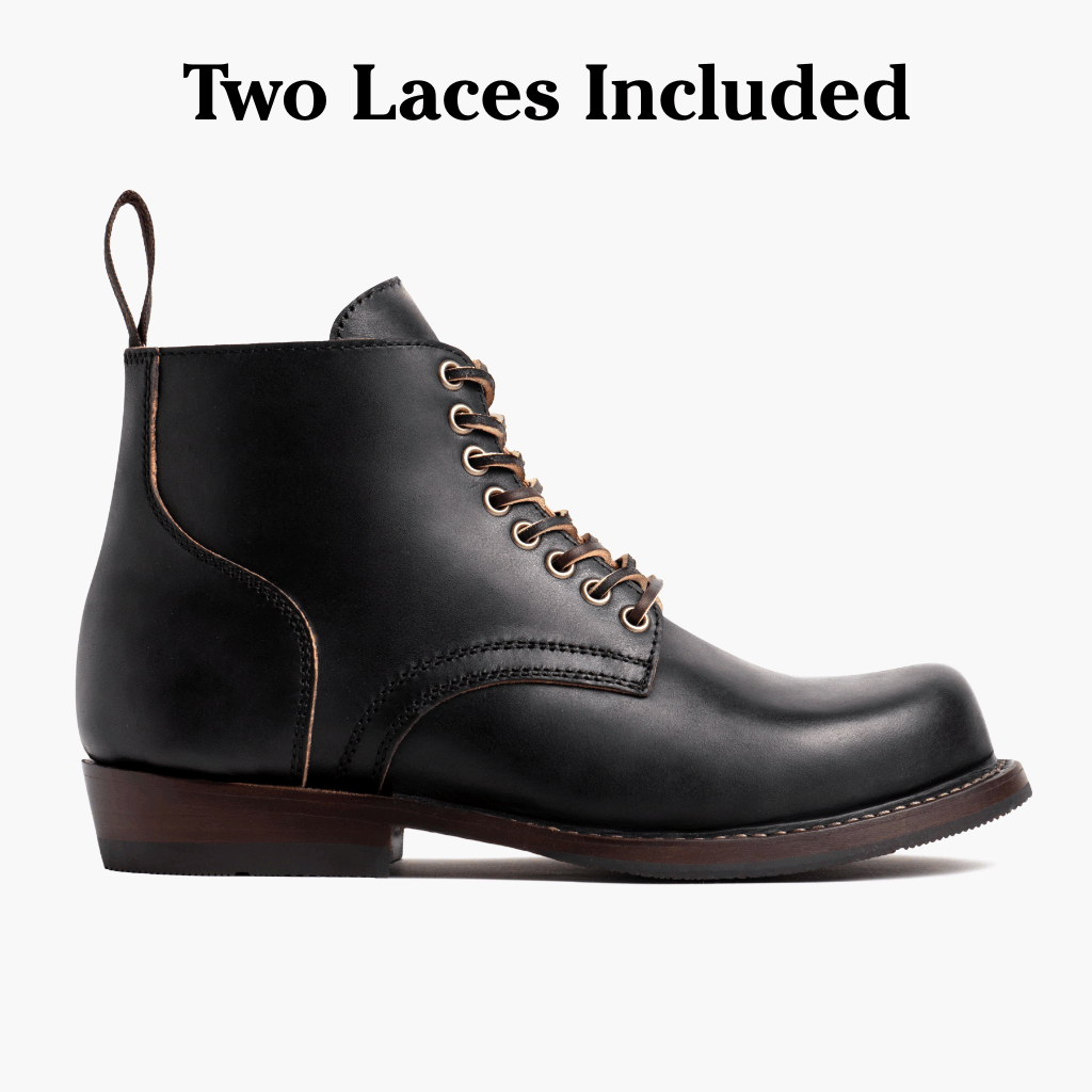 Men's Brawler Boot In Black x Natural Teacore Leather - Thursday