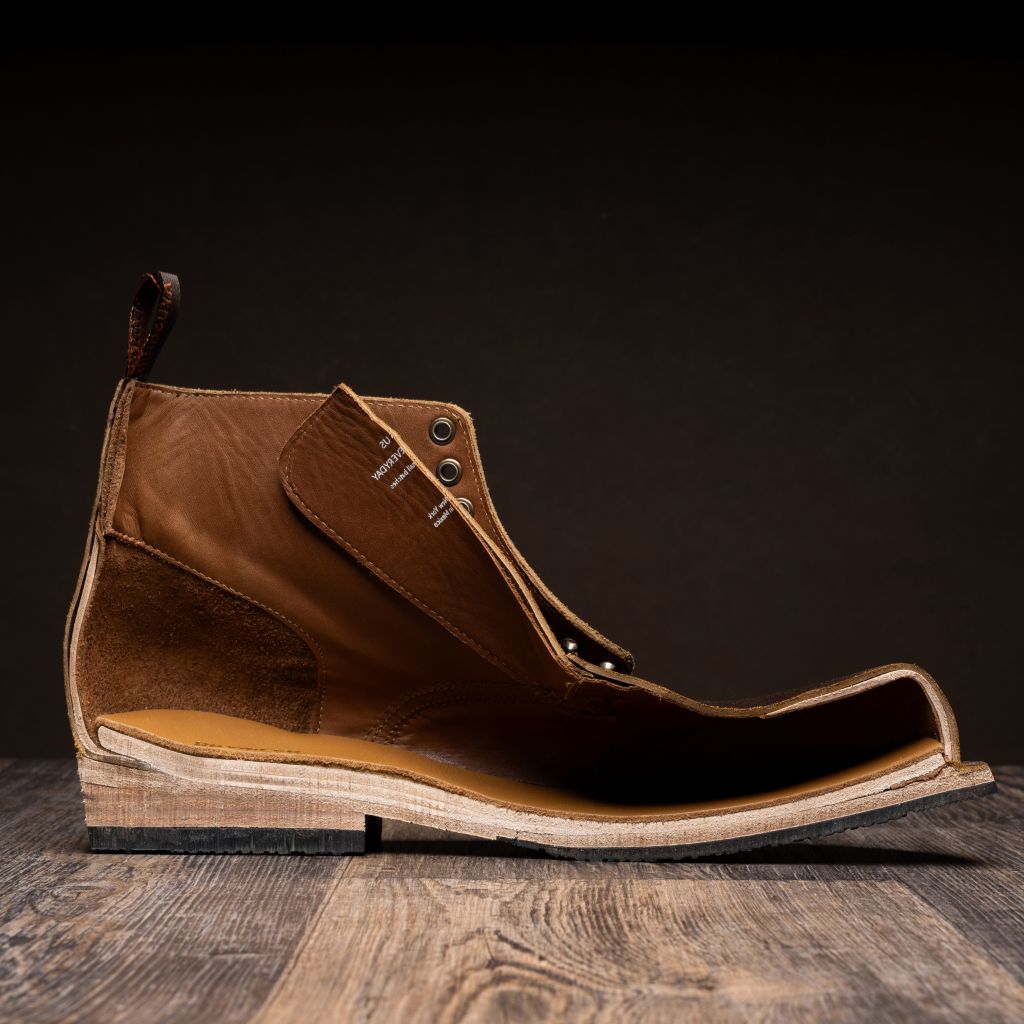 Men's Brawler Boot In Black x Natural Teacore Leather - Thursday