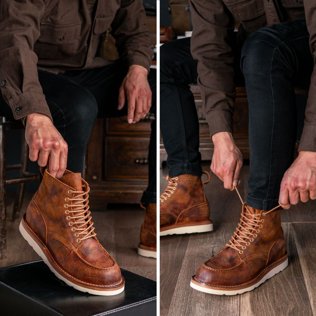 Men's Builder Boot In Coach Rambler Leather - Thursday