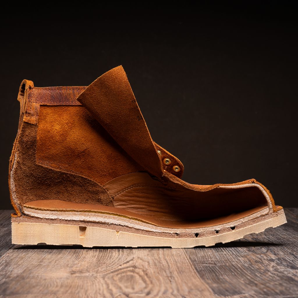 Men's Builder Boot In Olive Shinki Cordovan Leather - Thursday