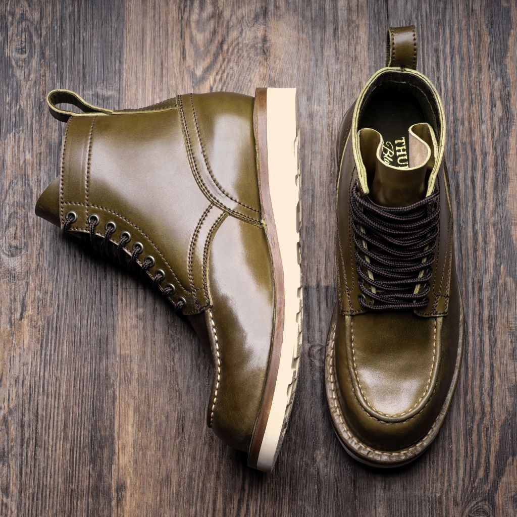 全国どこでも送料無料！ Men's Thursday - Leather Cordovan Shinki Olive In Boot Builder 小物