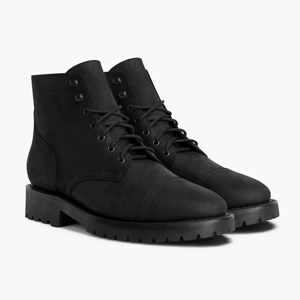 Men's StormKing® Captain Lace-Up Boot In Black Matte - Thursday