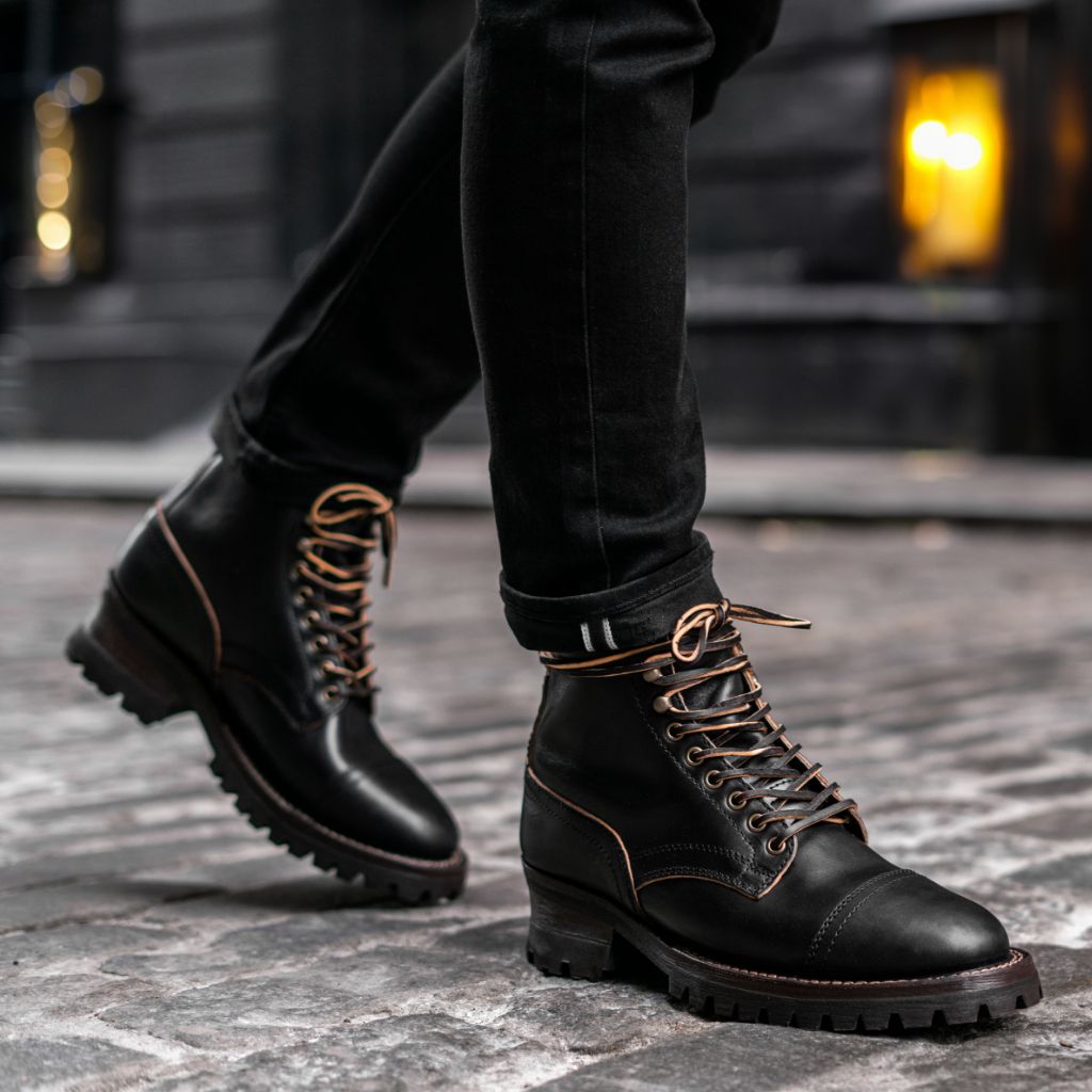 Men's Challenger Boot In Black x Natural Teacore Leather Thursday