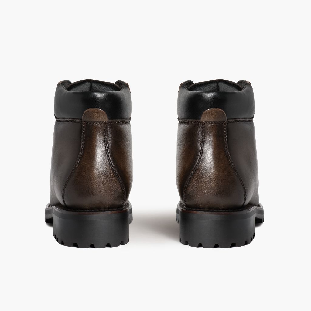 Thursday Jasper Commander Boot Brown Leather Hiker Boots with Black Laces Men main image 3