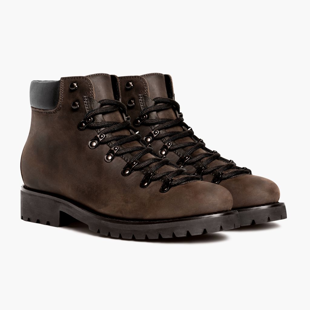 Men's Commander Hiker Boot In Brown 'Tobacco' Leather - Thursday