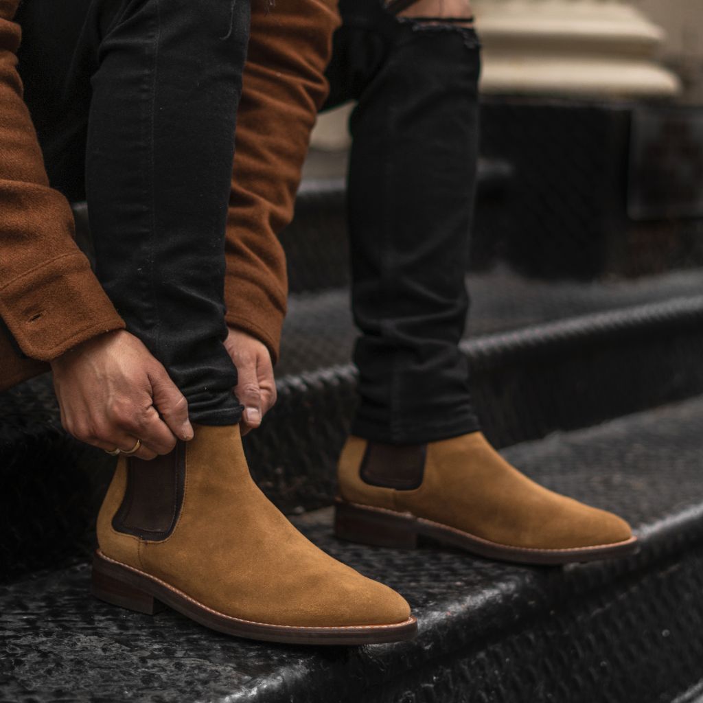 Thursday Boot Company Honey Suede Chukka Boots - Tan Brown Men main image 3