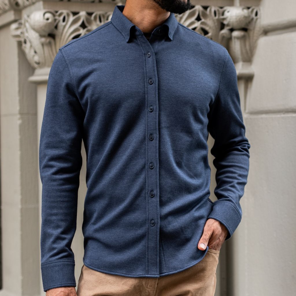 Men's Everyday Button-Down Shirt in Blue - Thursday Men's Everyday Button-Down Shirt in Blue - Thursday