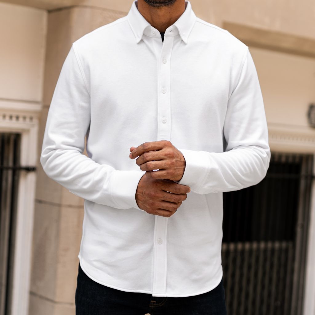 Men's Everyday Button-Down Shirt in White - Thursday