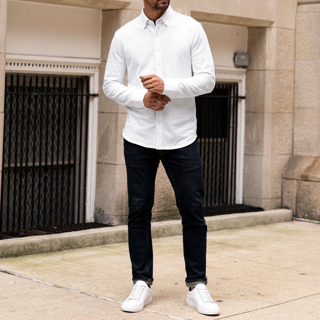 Everyday Button-Down Shirt White