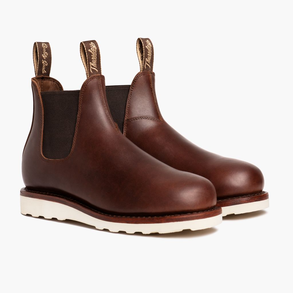 Men's General Purpose Chelsea Boot In Rustic Brown Leather - Thursday