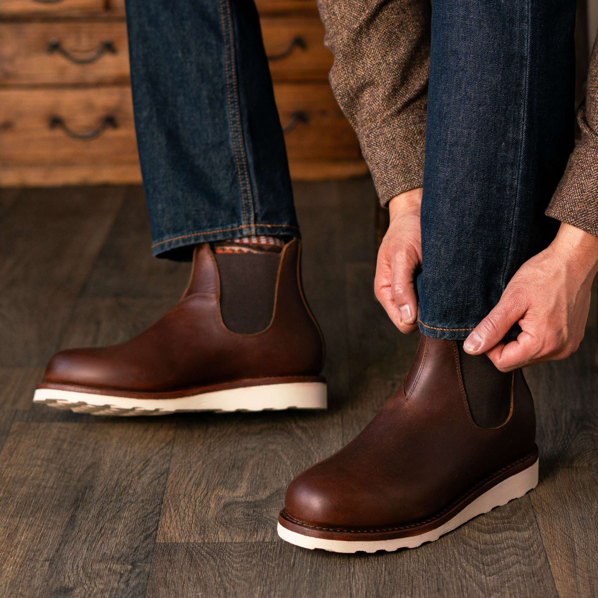 Thursday Boot Company Rustic Brown Leather Boots Thursday Boot Co Captain Brown Womens Size 8 Leather Full  main image 4