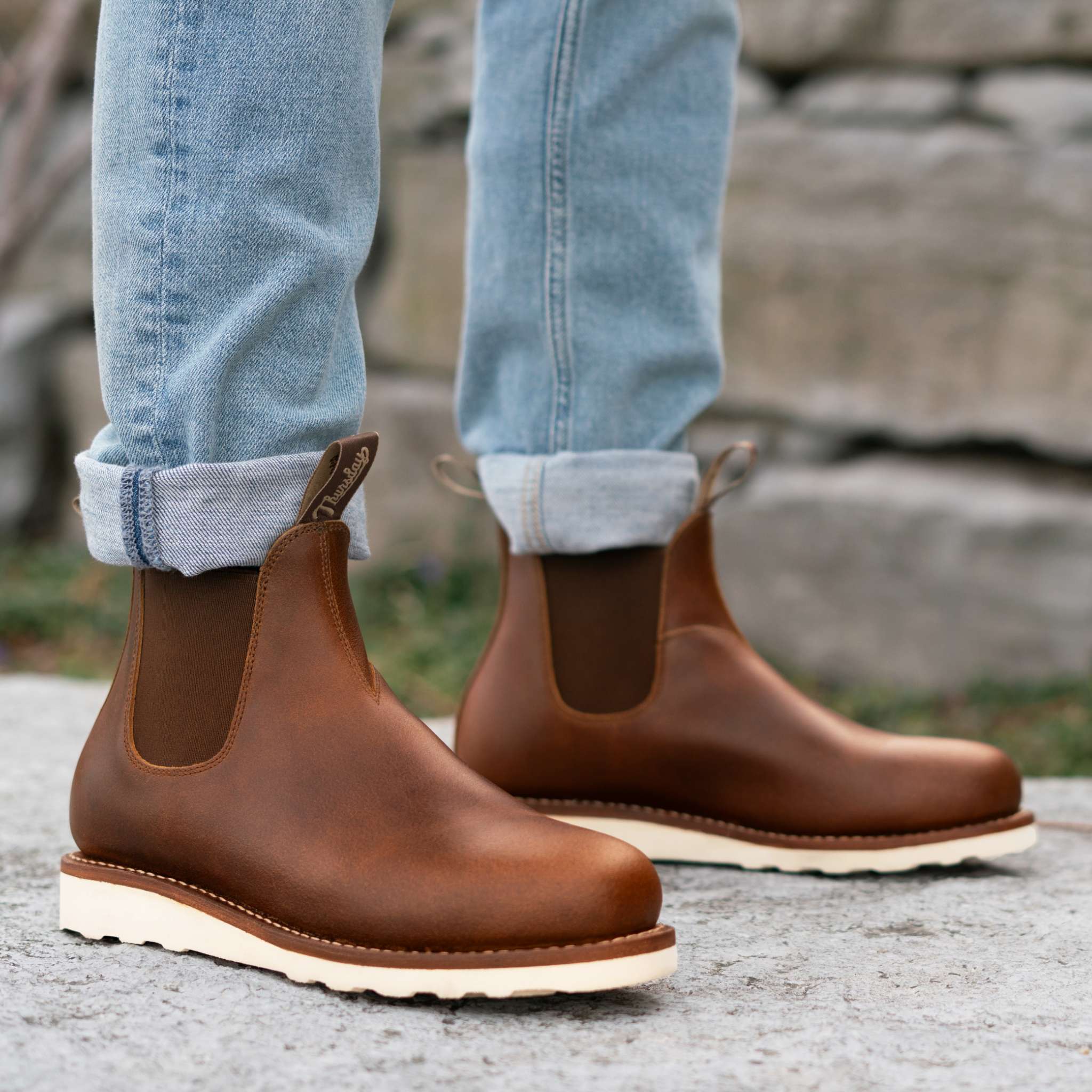Men's General Purpose Chelsea Boot In Tan 'Safari' Leather - Thursday