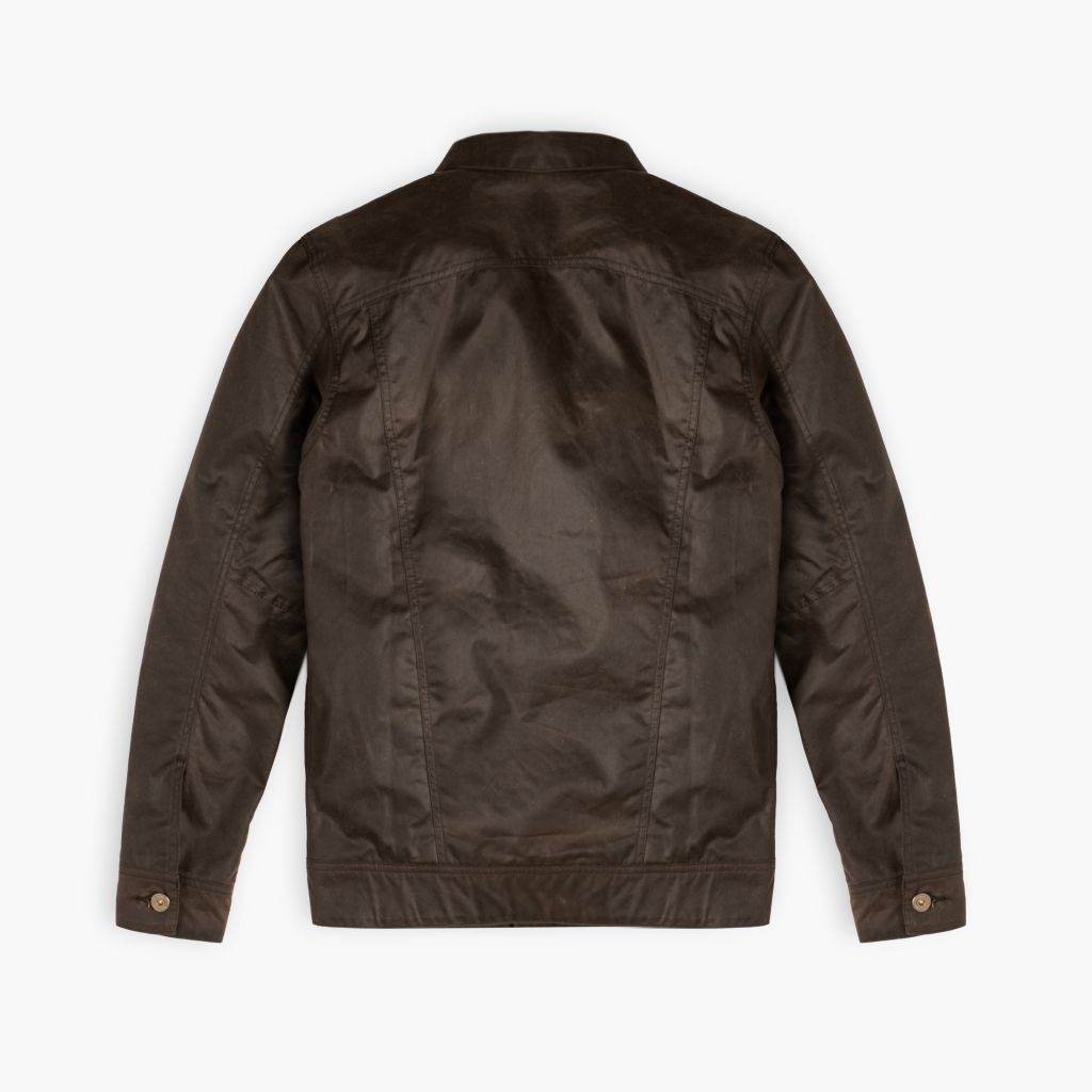 Waxed Canvas Field Jacket | Dark Olive