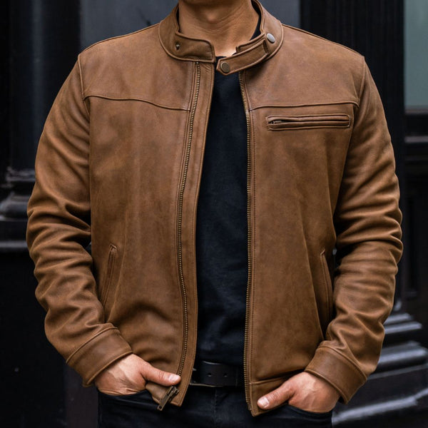 Lucky Brand Roadster Genuine Leather Jacket, $499 | Nordstrom Rack |  Lookastic