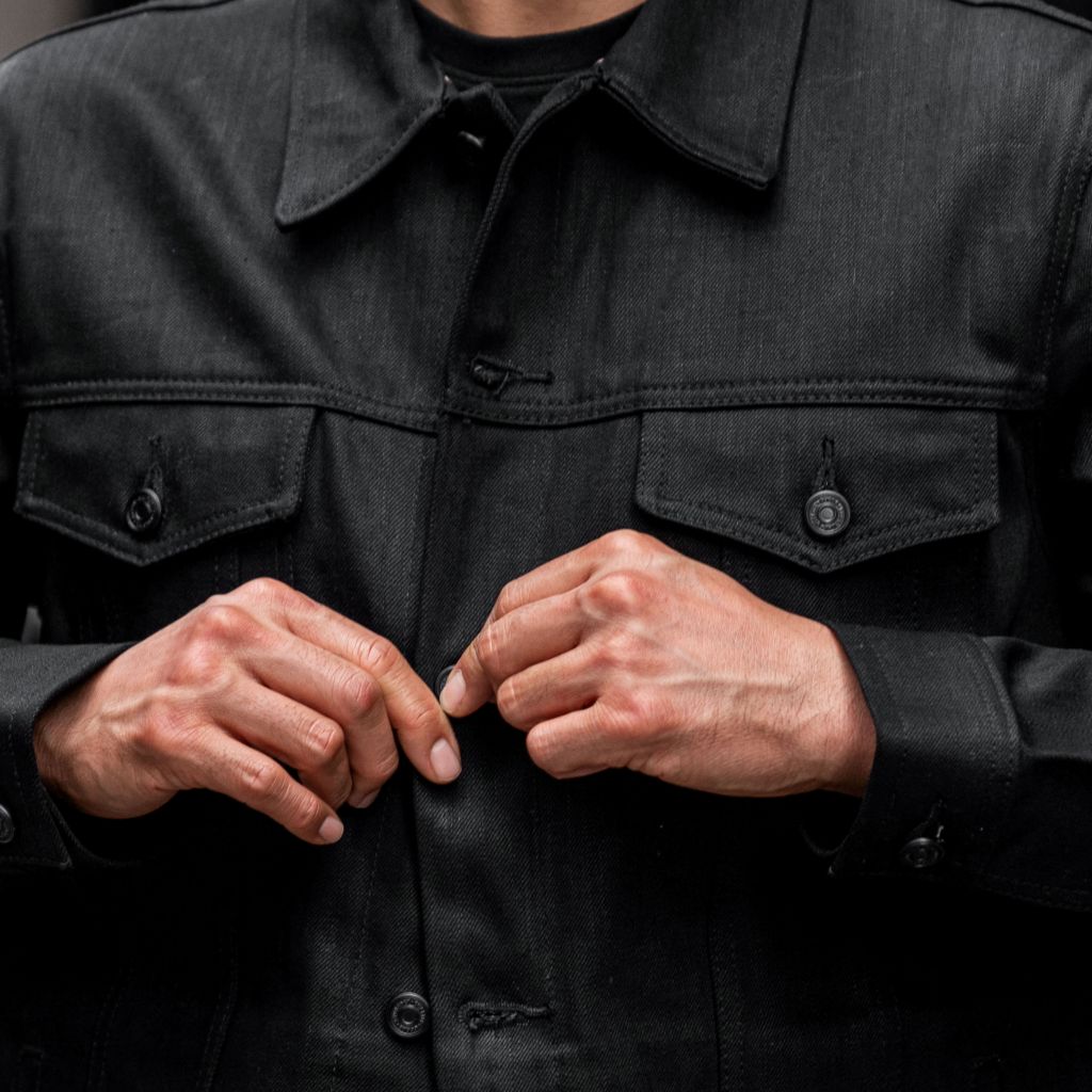 1 Piece Black Round Leather Suit Suit Buttons Versatile High Grade Handmade  Men And Women Sweater Coat Coat Windbreaker Button