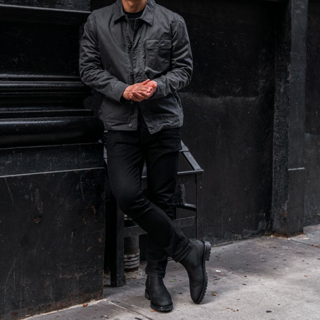 Waxed Canvas Field Jacket Charcoal