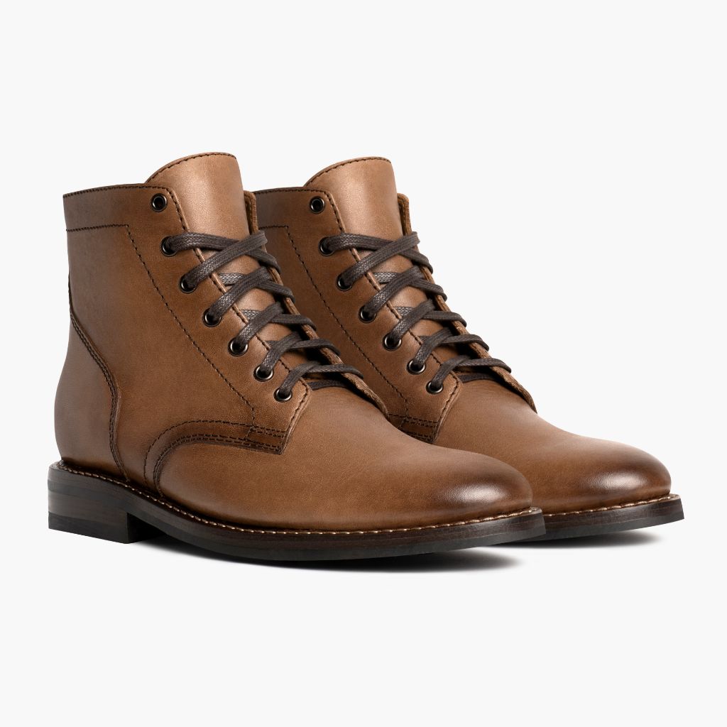 Men's President Lace-Up Boot In Amber Wheat - Thursday