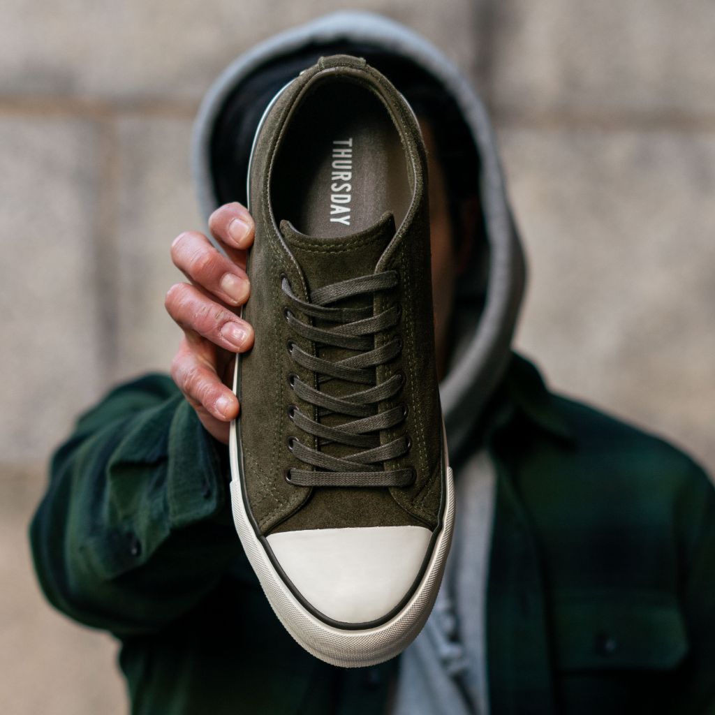 Thursday Old School Chuck Taylor-Style Suede Sneaker