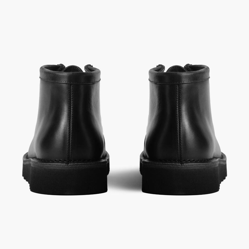 Men's Roadrunner Lace-Up Boot In Black Leather - Thursday Boot Company