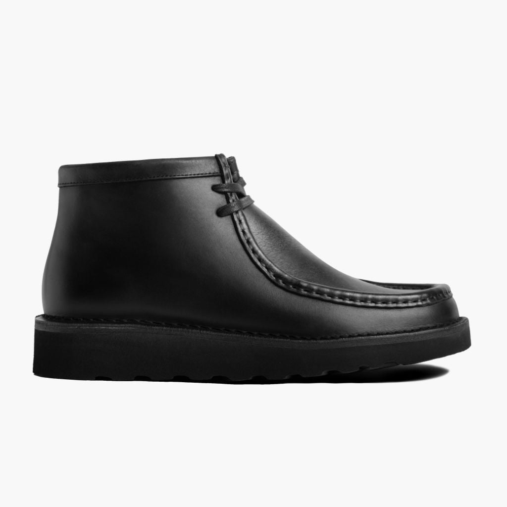 Men's Roadrunner Lace-Up Boot In Black Leather - Thursday Boot Company
