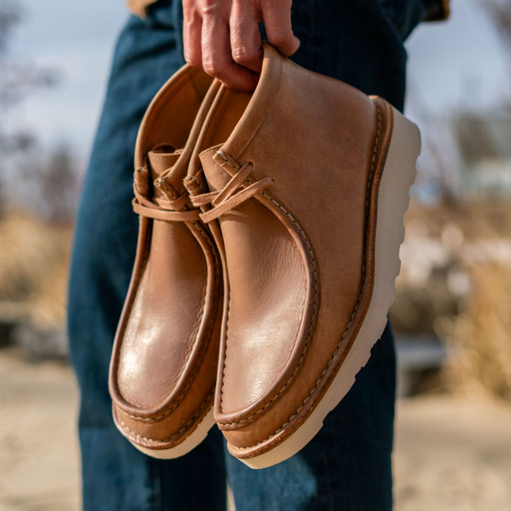 Men's Scout Chukka Boot In Tan 'Hazelnut' Leather - Thursday