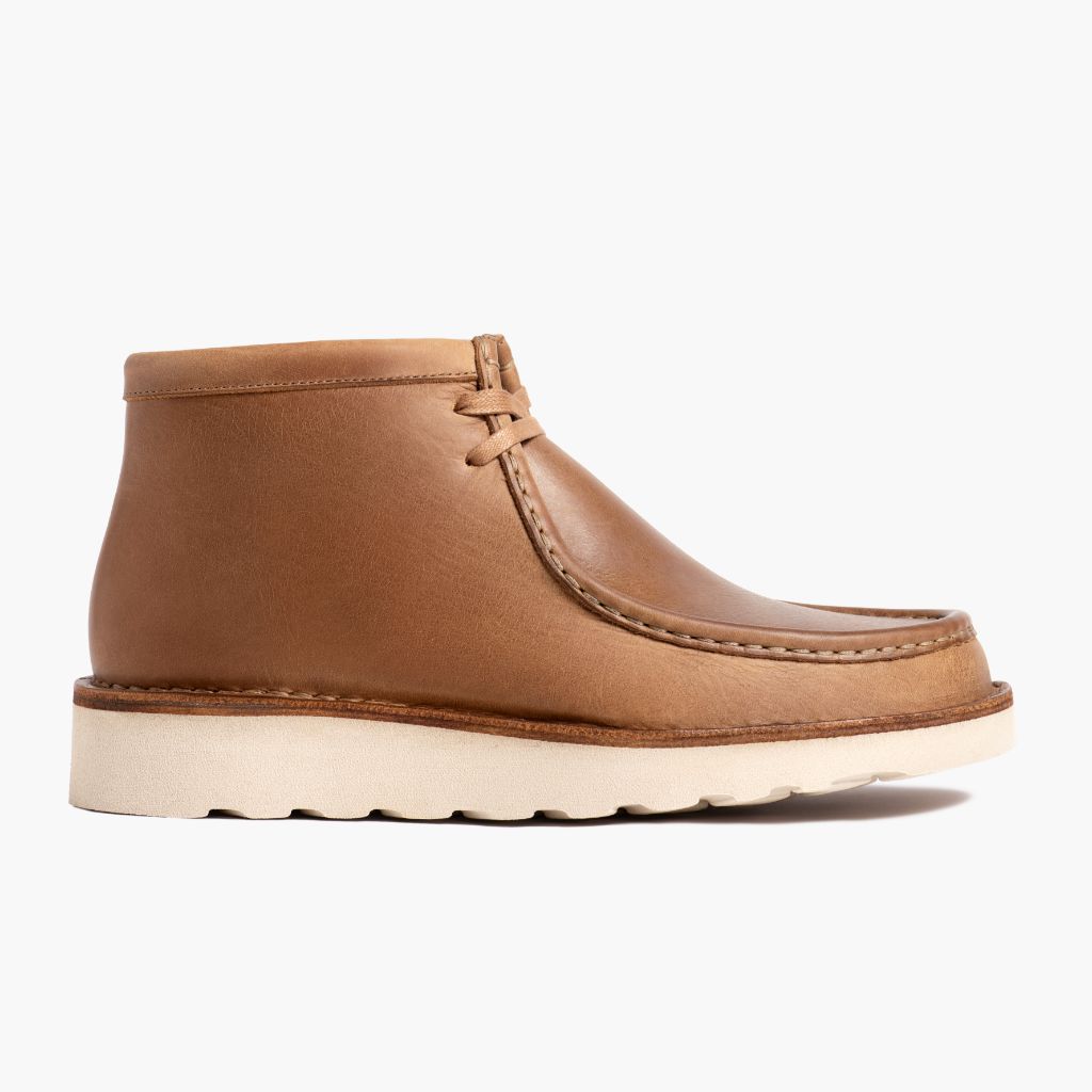 Men's Scout Chukka Boot In Tan 'Hazelnut' Leather - Thursday Men's Scout Chukka Boot In Tan 'Hazelnut' Leather - Thursday