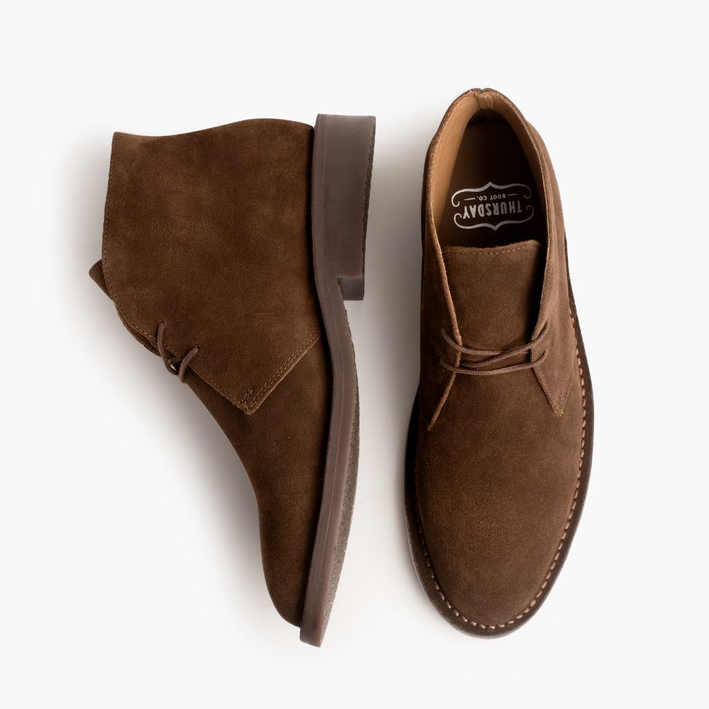 thursday boots scout tobacco Men's Chukka Boot In Cognac Brown Suede Easy to dress up or down 23 Chukka Boots | Thursday