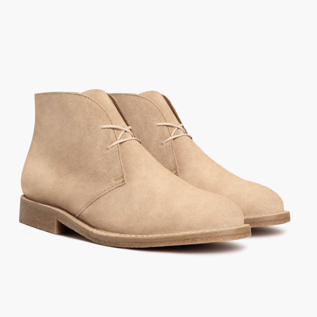 Men's Scout Chukka Boot In Tan 'Dune' Suede Thursday Boot Company