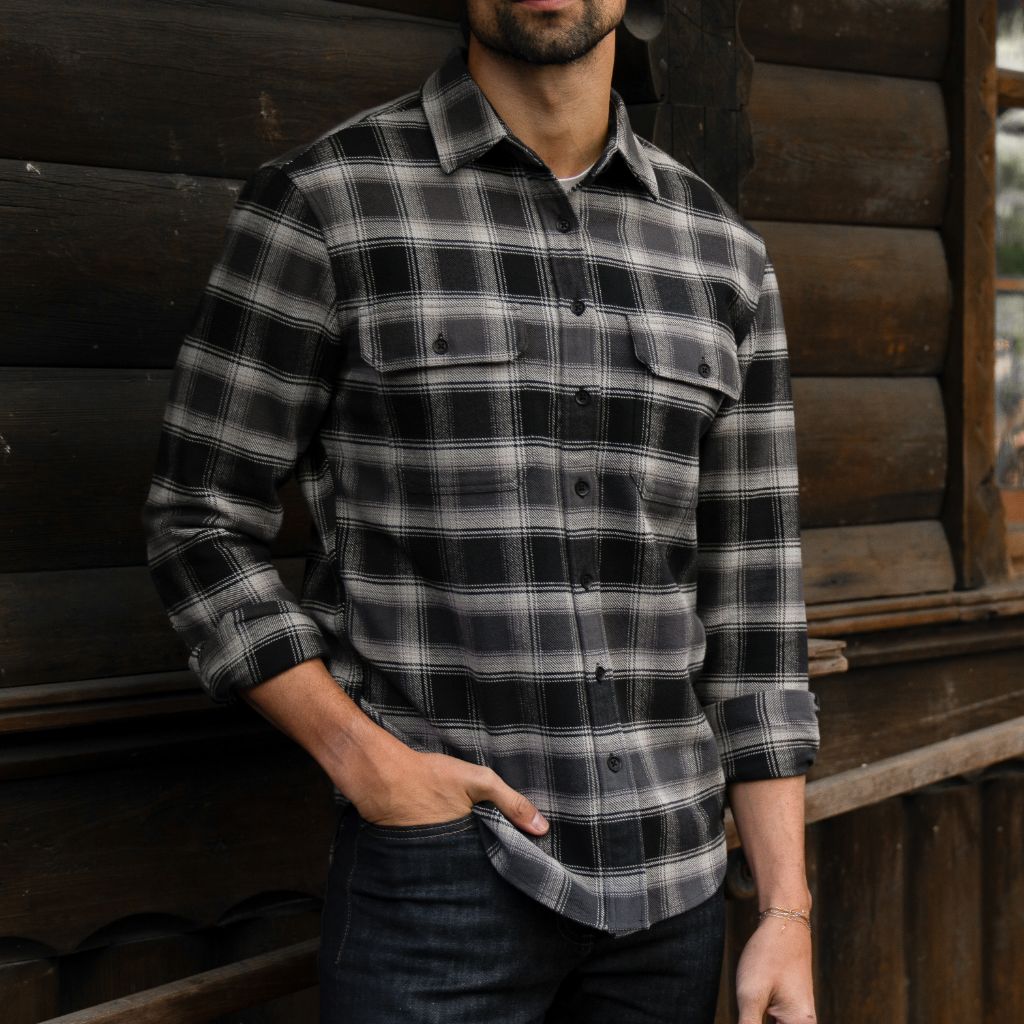 Summit Flannel Shirt Castlerock - Main Image