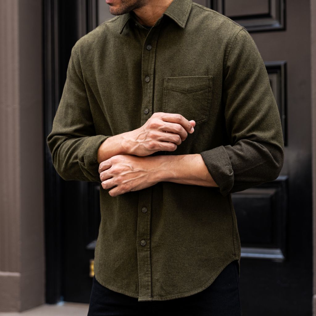 green emerald velvet dress Thursday Boot Company Men's Olive Flannel Solid Shirt Size S green emerald velvet dress Thursday Boot Company Men's Olive Flannel Solid Shirt Size S
