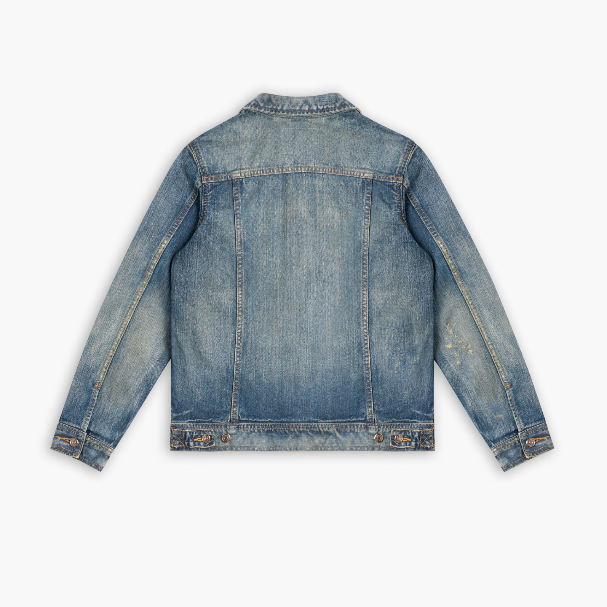 Women's Denim Trucker Jacket in Medium Blue Wash - Thursday
