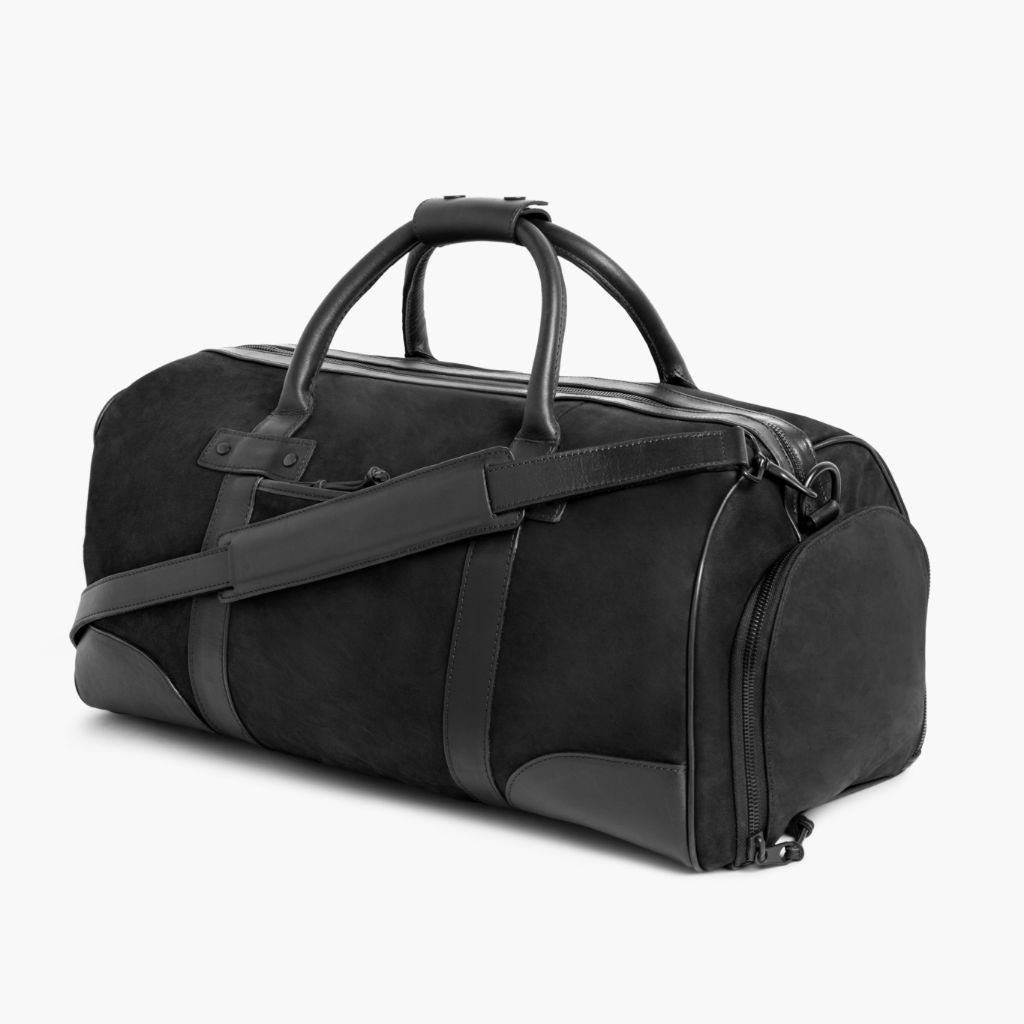 Weekend Bag Weekender Leder Schwarz Weekender-Reisetasche Für
