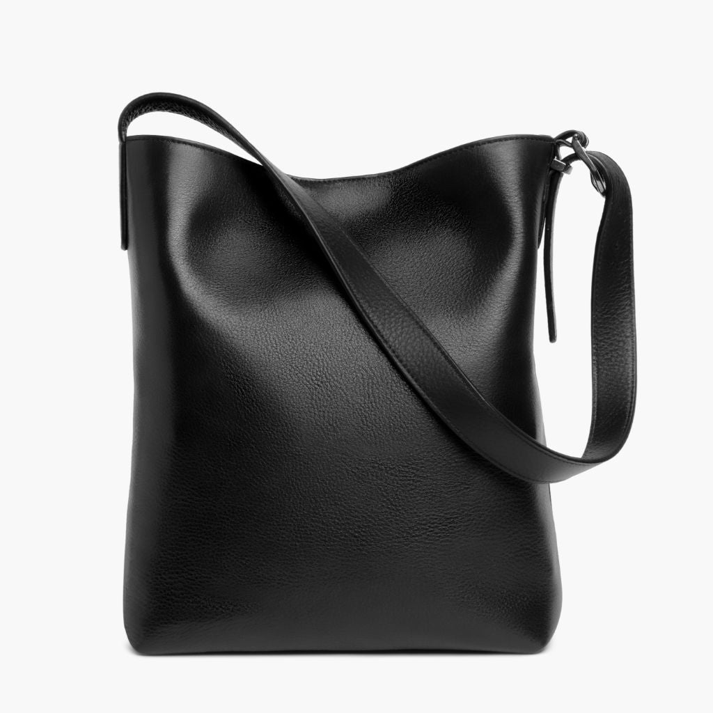 Bucket Bag Black Silver