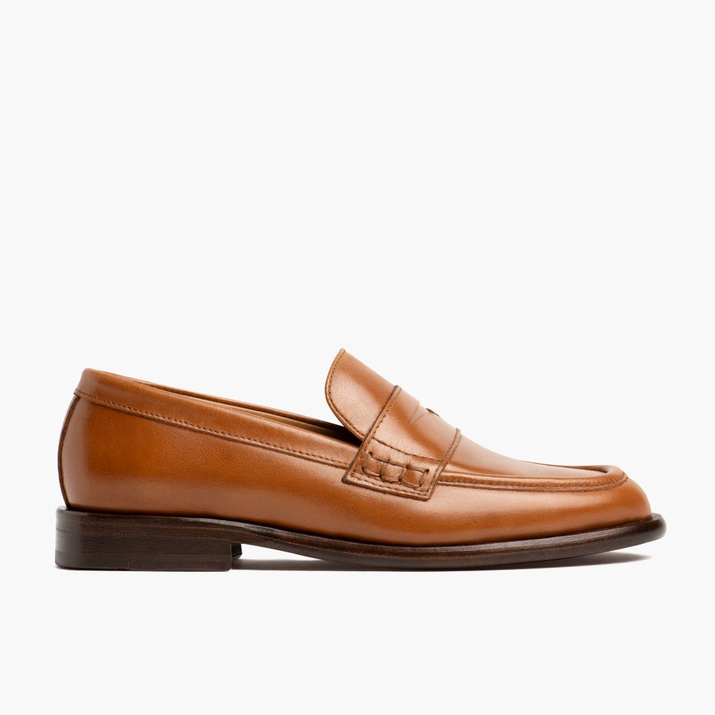 Women's Dress Penny Loafer In Tan 