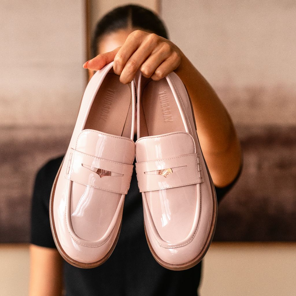 Women's Dress Penny Loafer In Cotton Candy Pink - Thursday