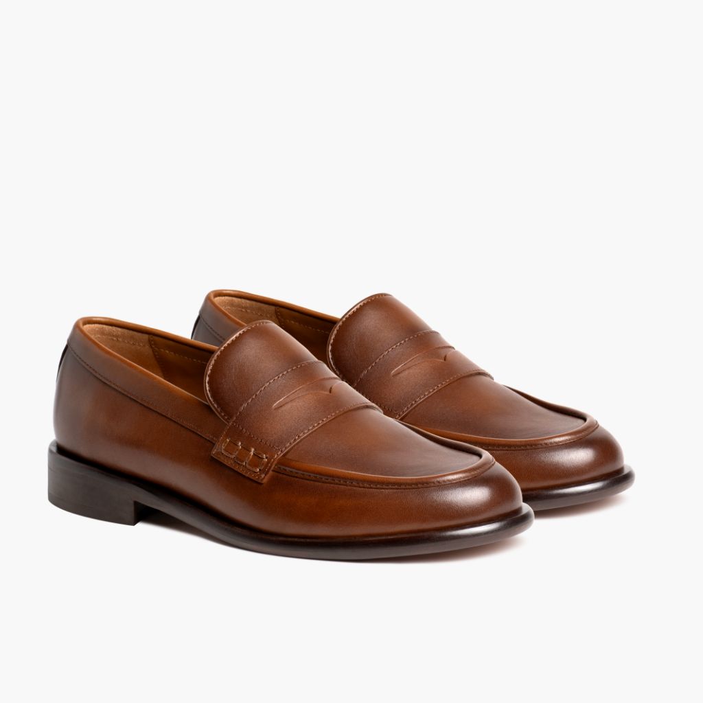 Women's Dress Penny Loafer In Tan