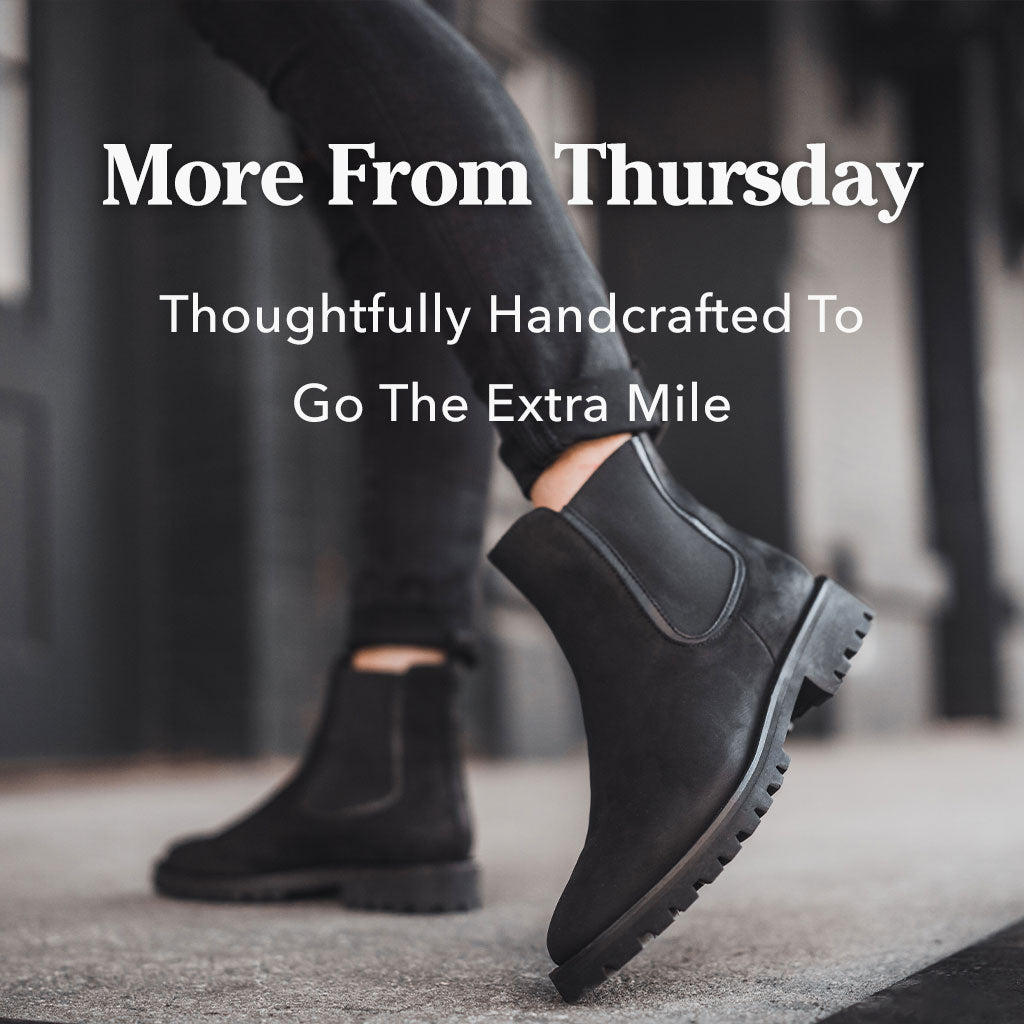 Women's Legend Chelsea Boot In Black Matte Leather - Thursday Boots