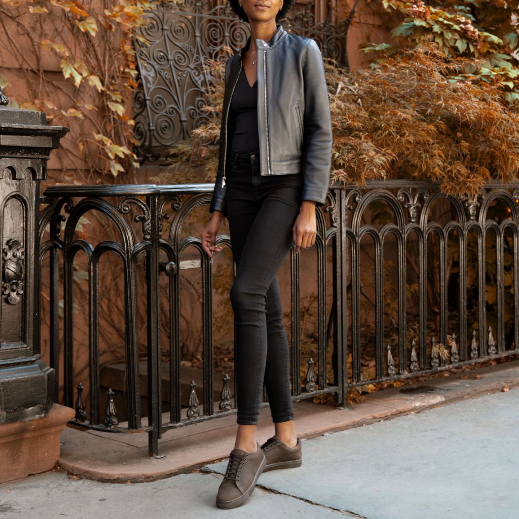 Women's Premier Low Top In Black Vachetta Leather - Thursday Boots
