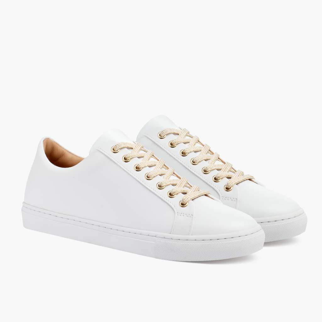 Women's Premier Low Top In White Leather Thursday Boot Company