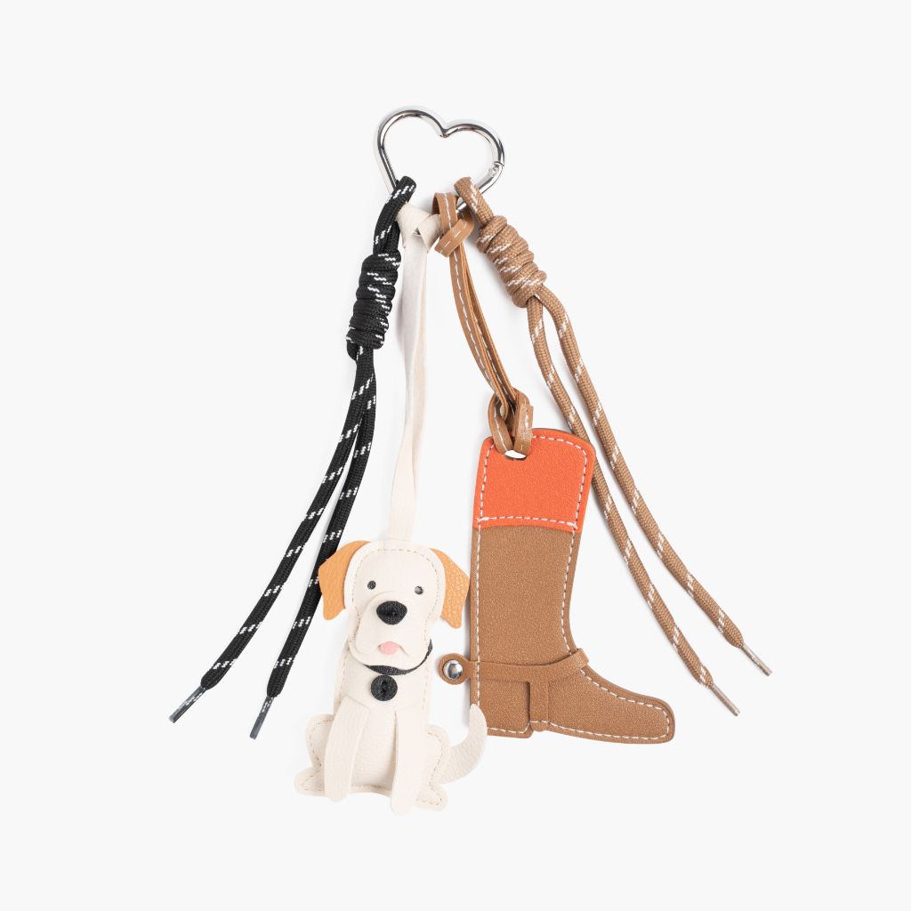 Women's 'Beige Boxer' Stacked Handbag Charm - Thursday