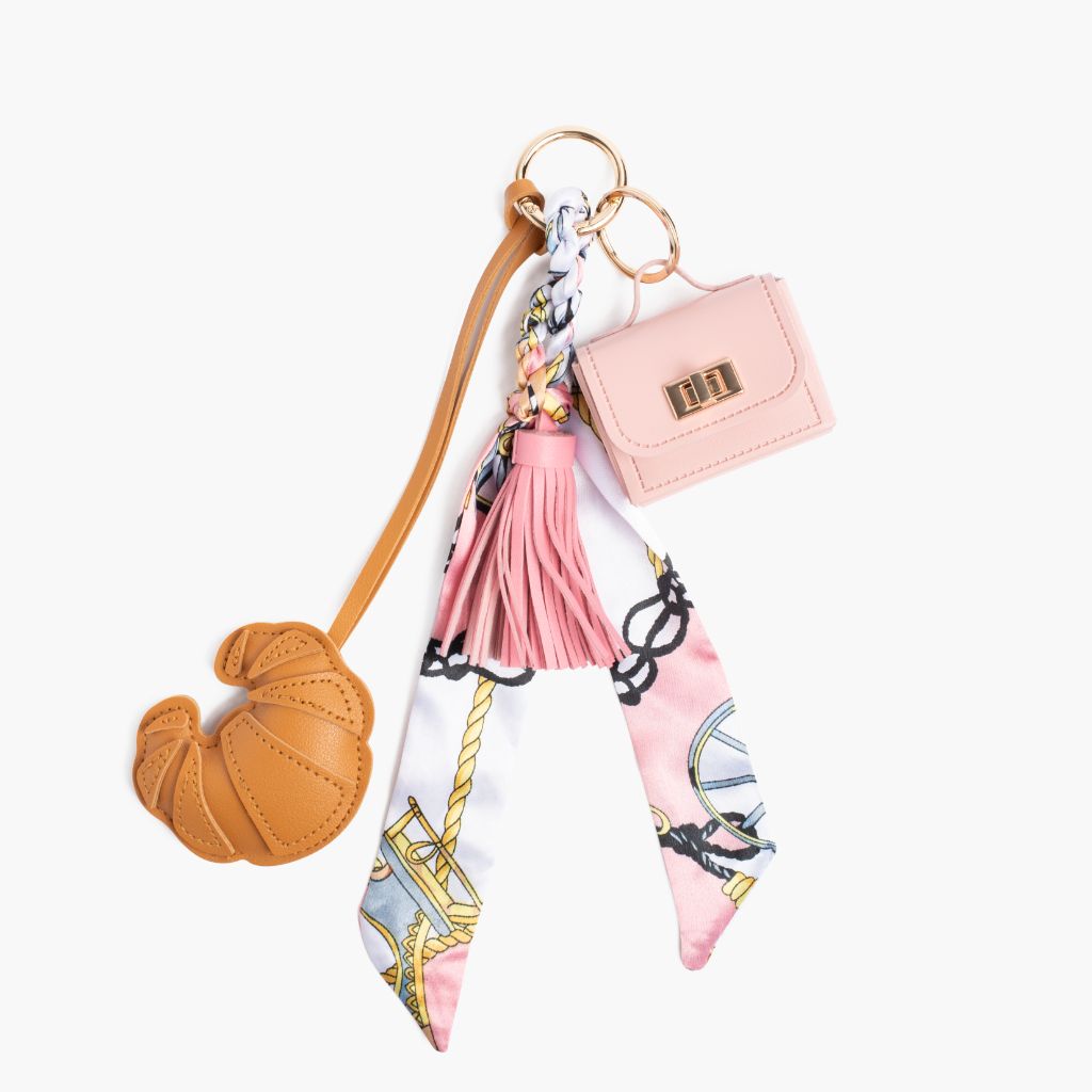 Women's 'Pink Purse' Stacked Handbag Charm - Thursday