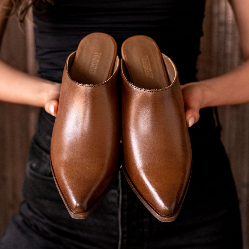 dress mule shoes for women Women's 'Summer' Leather Mule with 3