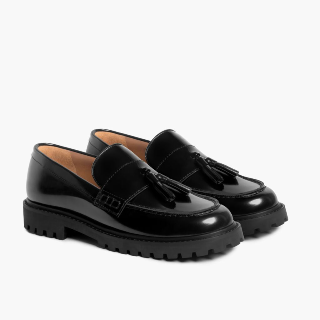 Women's Tassel Penny Loafer In Tan 'Toffee' Leather - Thursday