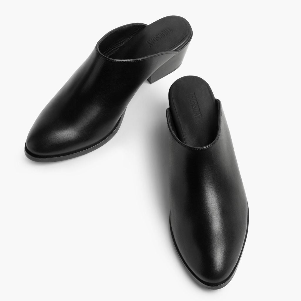 black dress mules shoes Anne Klein Women's Maeus Mule - Black - Mules