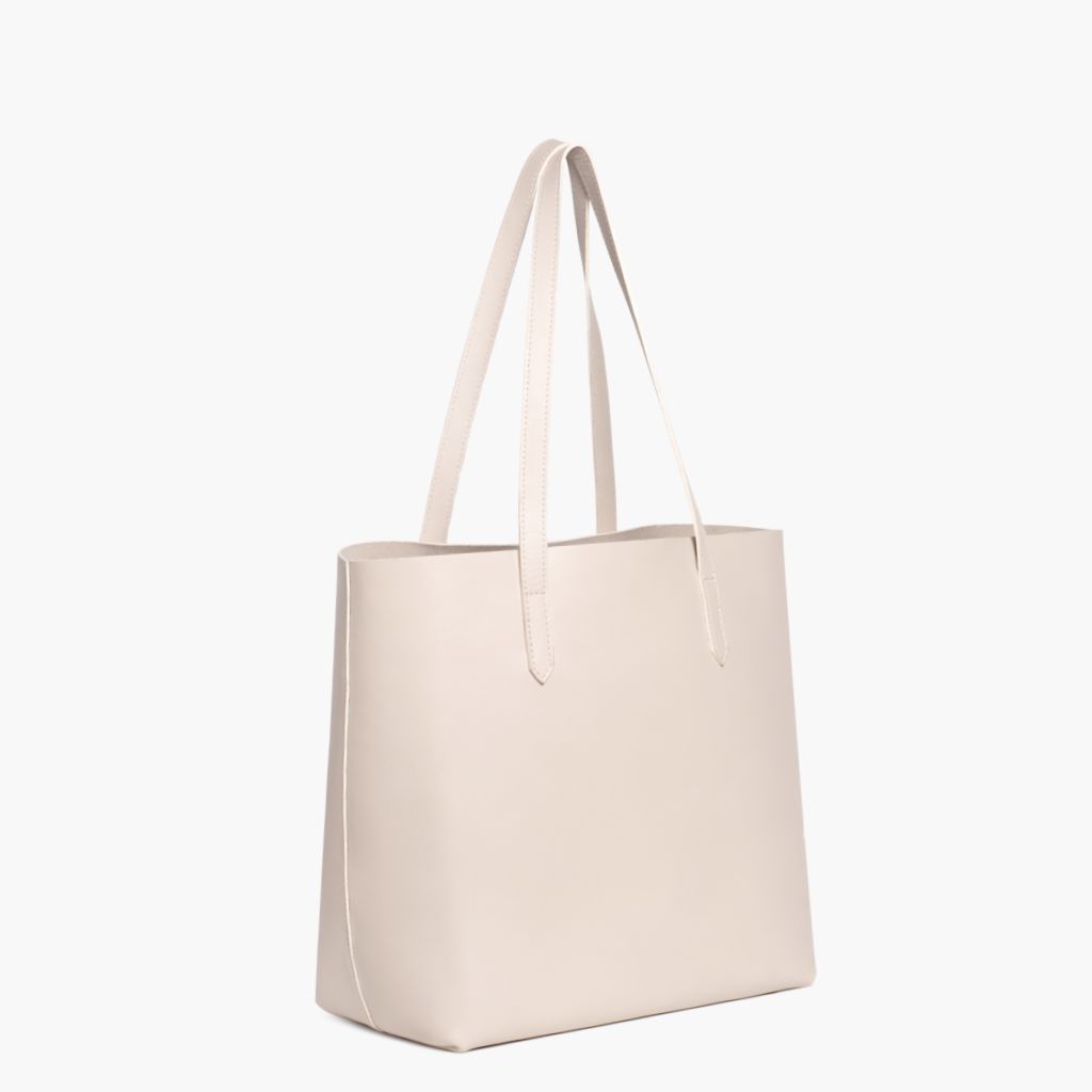 Big size／side gather bag／beige The Row | N/S Allie light beige leather bag | Savannahs