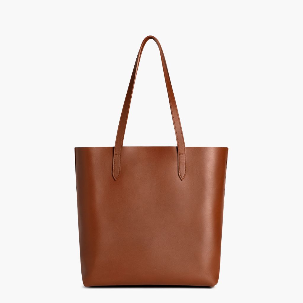 Women's Large Leather Tote Bag In Tan 'Cuero' - Thursday