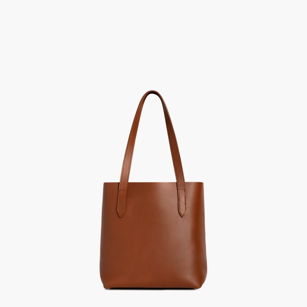 Women's Small Leather Tote Bag In Tan 'Cuero' - Thursday